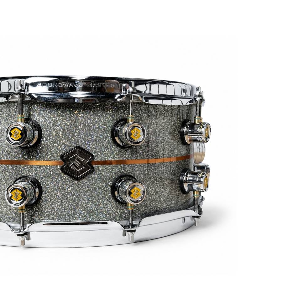 Малый барабан SWM 14/6,5" FUSION MASTER Silver Sparkle