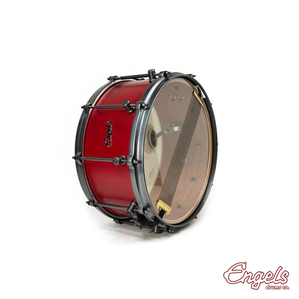 Малый барабан ENGELS 14/6,5" VINTAGE CUSTOM RED WOOD Ruby