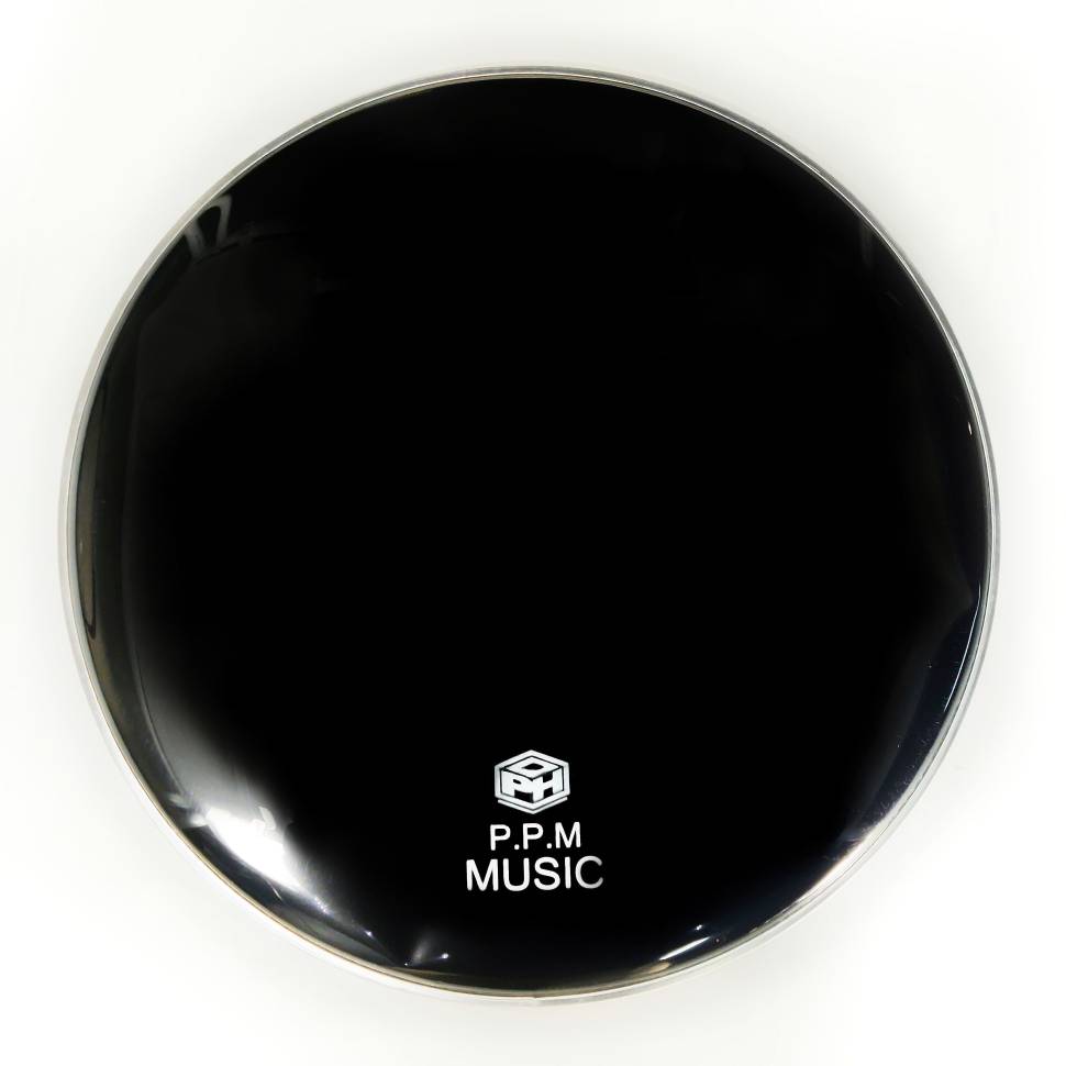 Пластик для бас барабана PDH 22" BLACK EBONY резонатор однослойный черный