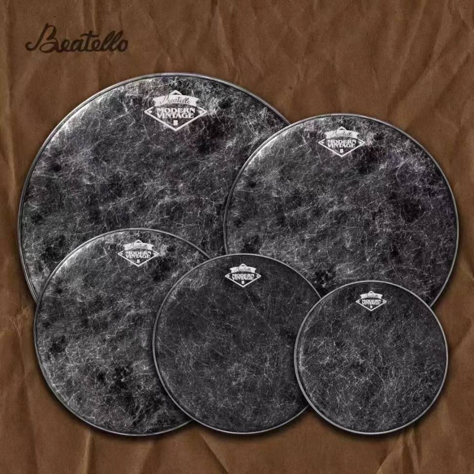 Набор пластиков BEATELLO MODERN VINTAGE 10"+12"+14"+16"+22" черный ретро